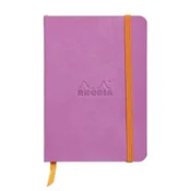 Notes A6, Rhodiarama soft, s gumicom, diktando, lilac