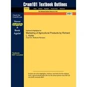 Studyguide for Marketing of Agricultural Products by Kohls, Richard L., ISBN 9780130105844