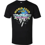 Van Halen World Tour 78 Full Colour Black L Majica