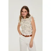 Ženska majica Marisse, barva Off White