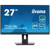 iiyama ProLite XUB2763HSU-B1 computer monitor 68.6 cm (27) 1920 x 1080 pixels Full HD LED Black