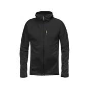 Fjällräven Abisko Grid Fleece pulover s kapuco, črna (L)