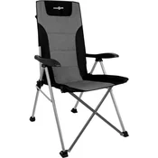 BRUNNER zložljivi stol RAPTOR HIGHBACK 0404016N.C20, črno-siv