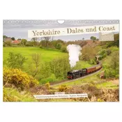 Yorkshire - Dales und Coast (Wandkalender 2026 DIN A4 quer), CALVENDO Monatskalender