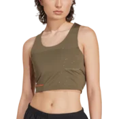 adidas Adi365 x Hermanos Koumori Running Crop Top Olive Strata L