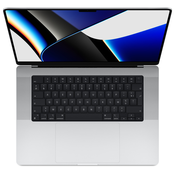 APPLE MacBook Pro Retina 16 2021 Apple M1 Pro 3,2 Ghz 16 Go 1 To SSD Srebro, (20528468)