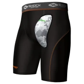 Kratke hlače s suspenzorjem Shock Doctor AirCore Cup Black Senior M