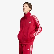 adidas Jopa Pinstripe Firebrid Loose Tracktop KS9984 Rdeča Regular Fit