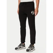 Karl Lagerfeld Jeans Spodnji del trenirke B3M10013 Črna Slim Fit