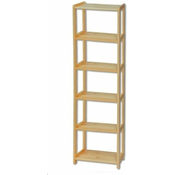eoshop Regál RG121 iz masivnega lesa - širina 40 cm (barva lesa: bor)