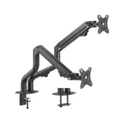 MA-DA2-02 Gembird Podesivi dupli stoni drzac za monitor, tilt,17-27 max.2x8kg (alt.MA-DA2-05) FO