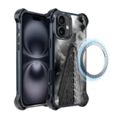 shumee Ovitek za iPhone 16 IBIZU DropGuard Ultra z MagSafe, Noir City, Flatiron