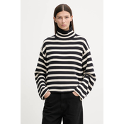 Pamucni pulover Marc OPolo boja: tamno plava, s dolcevitom, 600605960013