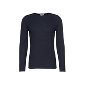 NOWADAYS Pulover The Honeycomb Crew Neck, modra