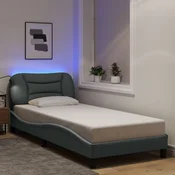 Okvir kreveta s LED-om bez madraca Hvar 90x200 cm od tkanine