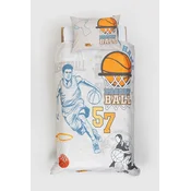 Stefan Decija posteljina Basket, 140x200cm, Siva