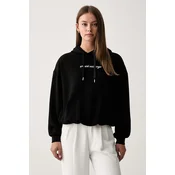 ARMANI EXCHANGE Majica bež / črna