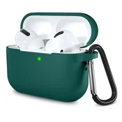 Silikonski ovitek Techsuit za AirPods Pro 1/2 - temno zelen