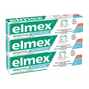 Elmex Sensitive Whitening zubna pasta, 3x 75 ml