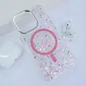 Maska Mag Case Glue za iPhone 16 Pro Max svetlo roze