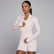 MP Womens Shape Seamless Zip Through Jacket - Baby Pink - XL