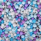 Sladkorni posip 50g konfeti SNOWBALL BLUE