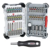 Bosch Set bitova i drška ExtraHard 2607017733, 45 komada