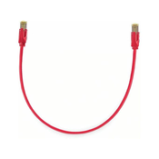 KELINE UTP kabel Cat.6A, 0.25m, rdeča, KEL-C6A-P-0025-RD
