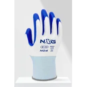 NXG Radne rukavice N04, Belo-plave