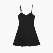 Cropp - Mini haljina s dezenom - CRNO