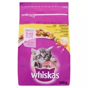 Whiskas Junior suha hrana s piščancem 0,3 kg