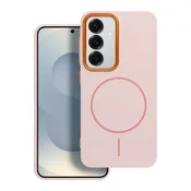 OEM Ohišje FRAME MAG COVER, združljivo z MagSafe, za SAMSUNG A52 5G/A52 LTE (4G)/A52s 5G, v barvi pudrasto roza