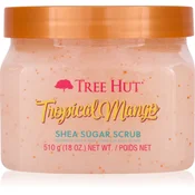 Tree Hut Shea Sugar Scrub Tropical Mango sladkorni piling z karitejevim maslom 510 g