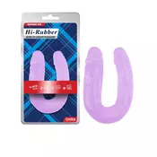 Dildo, Dupli, 18cm, Ljubicasti