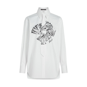 Karl Lagerfeld Bluza črna/bela