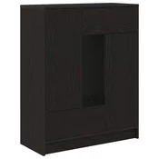 Vidaxl Komoda s predali in vrati, artisan hrast, 73x31x90 cm
