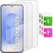 shumee 3x kaljeno steklo za Samsung Galaxy S25 - zaščitno steklo 2.5D, 9H