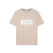 BOSS Majica J52046 D Bež Regular Fit