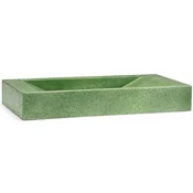 Casa Padrino luxury concrete washbasin bowl matt green 60 cm
