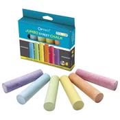 Kreda okrugla jumbo ulicna 6boja Connect blister