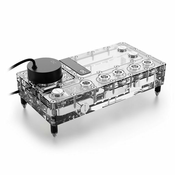 Alphacool Core Distro Plate črpalka & rezervoar, črn/prozoren/bel