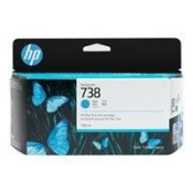 HP 738 130-ml Cyan DesignJet Ink