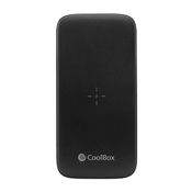 CoolBox COO-PB10KW-BK1 prijenosna baterija 10000 mAh Bežicno punjenje Crno