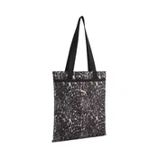 PUMA Pop Tote Women, Accessories, Black/Leopard Aop, OSFA