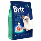 Hrana Brit Premium by Nature Cat osjetljiva janjetina 8 kg