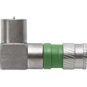 Axing F stiskanje priključka\, pod kotom\, Quickfix Premer kabla: 4.9 mm, (20432104)