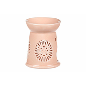 Autronic Aroma svetilka z motivom marjetice, marelična barva, porcelan. ARK3518-APPR