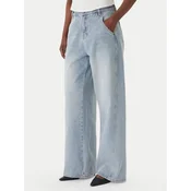 Eleh Jeans hlače EL103 Svetlo modra Wide Leg