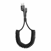 Baseus - USB-C / USB Kabel (1m), vzmet, crn