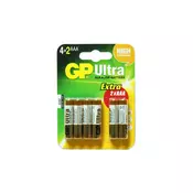 Baterija GP ultra alkalna LR03 AAA 4 2